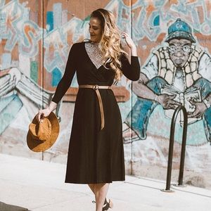 Little black cotton dress